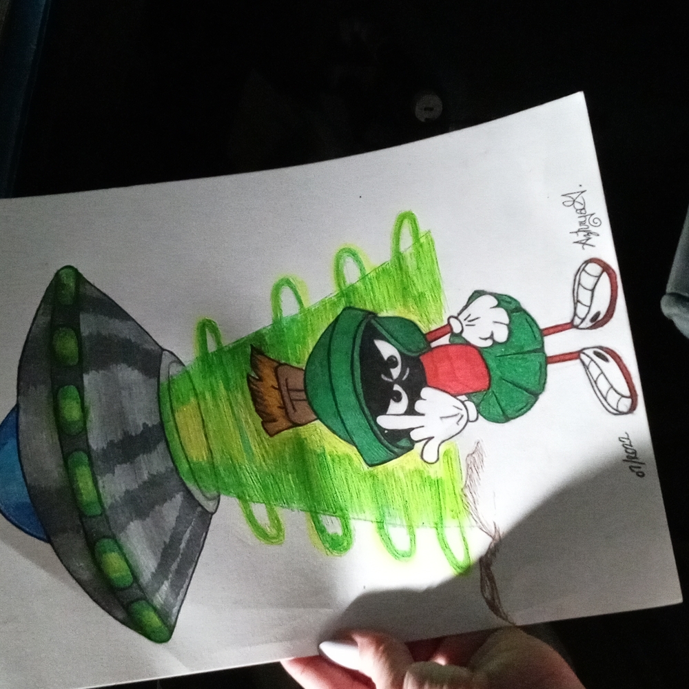 Marvin the Martian Drawing